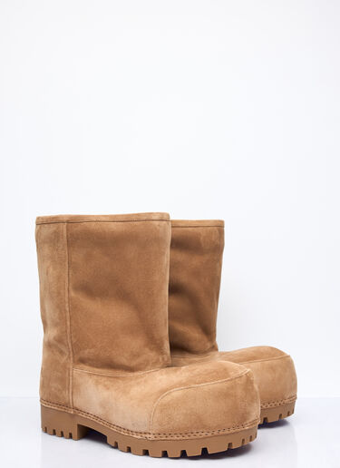 Balenciaga 알래스카 포-퍼 로우 부츠 베이지 bal0157036