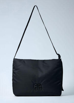 Balenciaga Medium Monaco Flap Shoulder Bag Black bal0161028