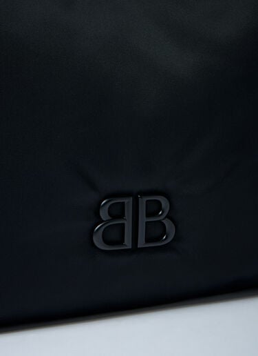 Balenciaga Medium Monaco Flap Shoulder Bag Black bal0161028