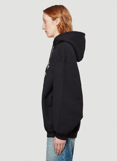 Athletes Hooded Sweatshirt Balenciaga Athletes Hooded Sweatshirt Black bal0243014
