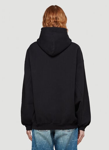 Athletes Hooded Sweatshirt Balenciaga Athletes Hooded Sweatshirt Black bal0243014