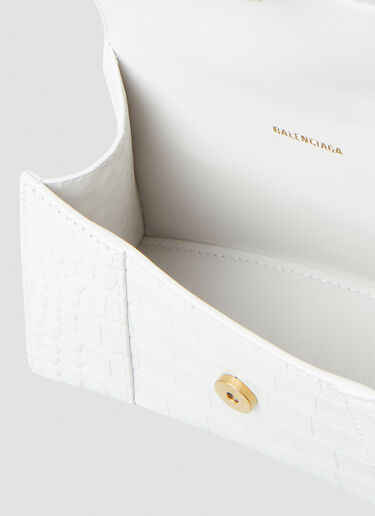 Balenciaga Hourglass XS 手提包 白 bal0247072