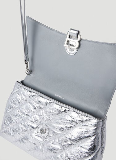 Crush Pochette Clutch Bag Balenciaga Crush Pochette Clutch Bag Silver bal0252024