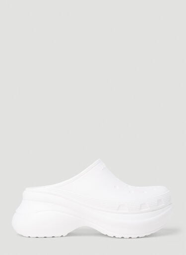 Crocs Platform Mules Balenciaga Crocs Platform Mules White bal0252070