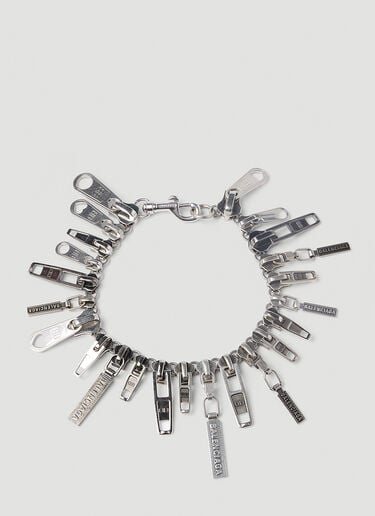 Zip-Up Choker Balenciaga Zip-Up Choker Silver bal0252104
