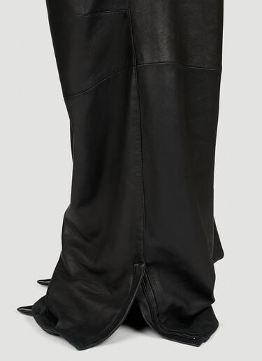 Sport Logo Leather Track Pants Balenciaga Sport Logo Leather Track Pants Black bal0253002