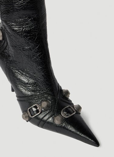 Balenciaga Cagole 高跟小腿靴 黑色 bal0253081