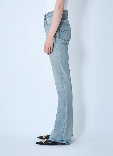 Balenciaga 微喇做旧牛仔裤 蓝 bal0254013