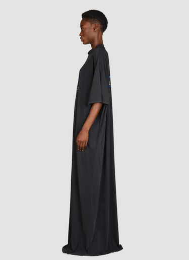 Surfer Maxi T-Shirt Dress Balenciaga Surfer Maxi T-Shirt Dress Black bal0255021