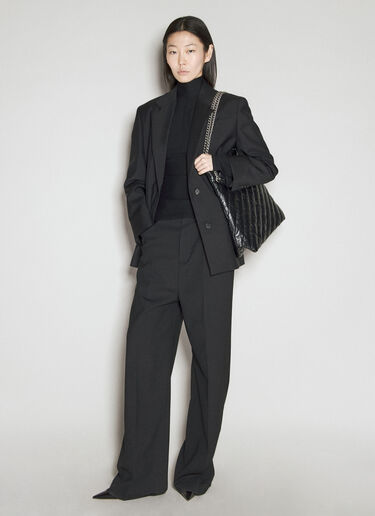 Balenciaga Crush 中号托特单肩包 黑色 bal0255051
