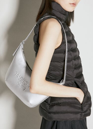 Balenciaga Mary-Kate 单肩包 银色 bal0255067