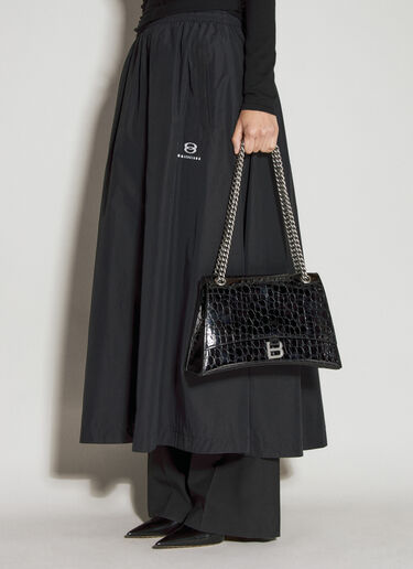 中号 Crush 链带单肩包 Balenciaga 中号 Crush 链带单肩包 黑色 bal0255078
