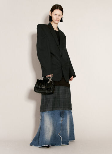 燕尾服廓形西装外套 Balenciaga 燕尾服廓形西装外套 灰色 bal0256012