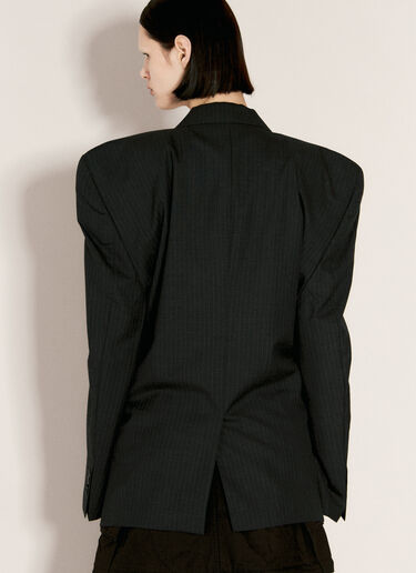 燕尾服廓形西装外套 Balenciaga 燕尾服廓形西装外套 灰色 bal0256012