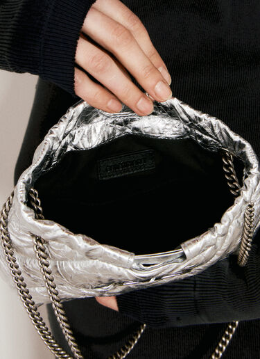 Crush XS 托特单肩包 Balenciaga Crush XS 托特单肩包 银色 bal0256024