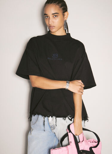 Balenciaga 24/7 롱 귀걸이 실버 bal0257044