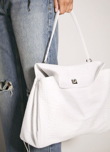 Balenciaga Rodeo 大号手提包 白色 bal0257058