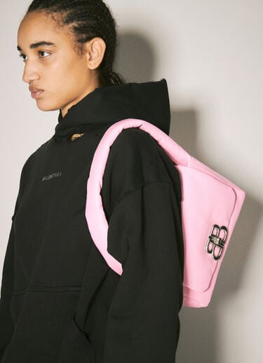 Balenciaga 小号 Monaco 单肩斜背包 粉 bal0257062