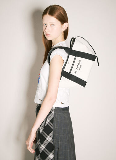 Biarritz Small Tote Bag Balenciaga Biarritz Small Tote Bag Cream bal0258022