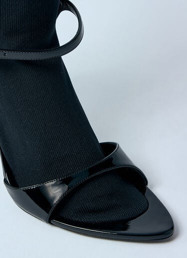 Avenue Sock 110 毫米高跟凉鞋 Balenciaga Avenue Sock 110 毫米高跟凉鞋 黑色 bal0259016
