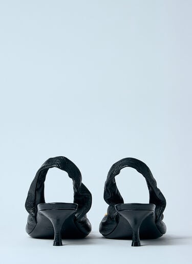Balenciaga Monaco 露跟高跟鞋  黑色 bal0259017