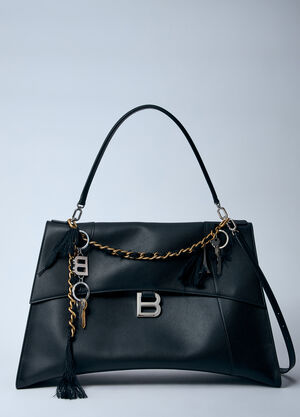 Balenciaga アワーグラス ラージソフトハンドバッグ ブラック bal0259034