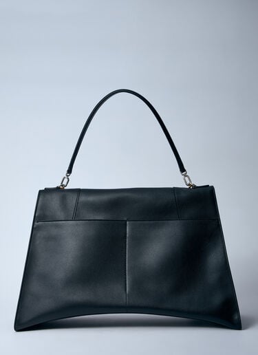 Balenciaga 라지 소프트 아워글래스 핸드백 블랙 bal0259034