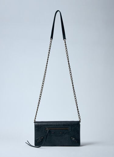 Balenciaga Le City Chain Wallet Black bal0259036