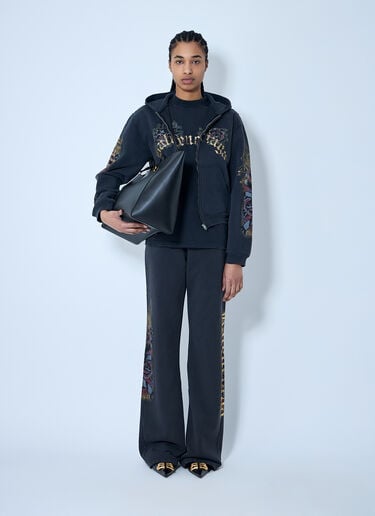 Tacky Tattoo Flared Track Pants Balenciaga Tacky Tattoo Flared Track Pants Black bal0259050