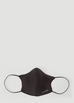 Balenciaga Logo Motif Mask Black bal0343001
