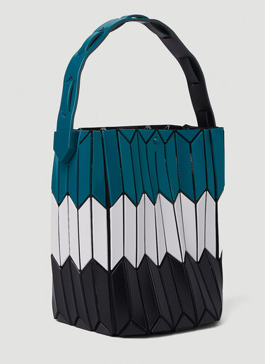 Bao Bao Issey Miyake 매트 버킷 핸드백 블루 bao0251002