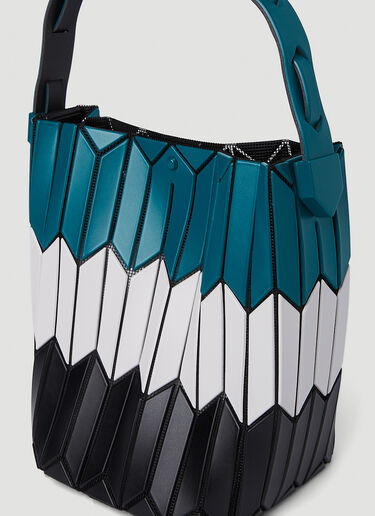 Bao Bao Issey Miyake 매트 버킷 핸드백 블루 bao0251002