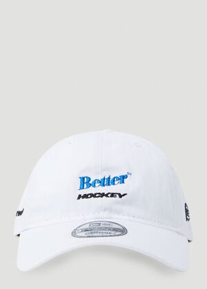 Better Gift Shop x New Era 하키 베이스볼 캡 화이트 bfs0154007