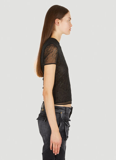 Crystal B T 恤 Blumarine Crystal B T 恤 黑色 blm0252004