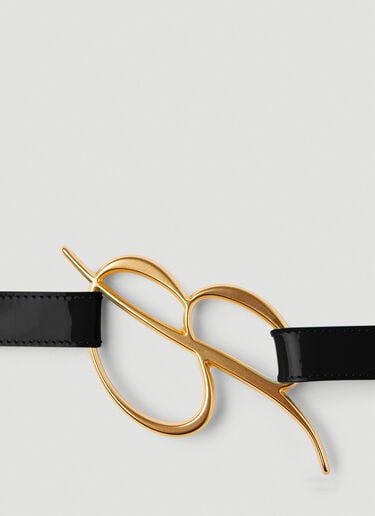 B Logo Belt Blumarine B Logo Belt Black blm0252012