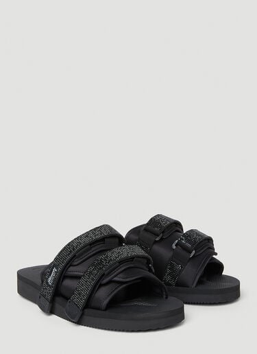 Blumarine x Suicoke Moto Low Slides Black blm0252031