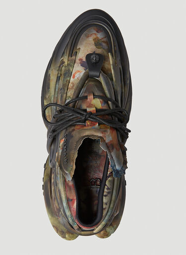 Balmain Unicorn Sculpted Sneakers Black bln0152009