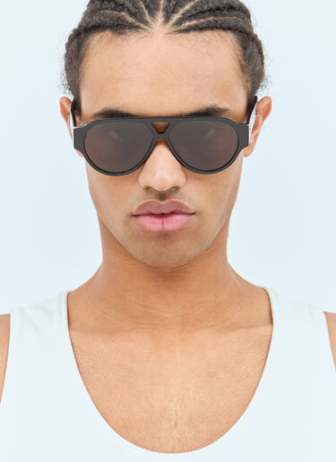 Soft Aviator Sunglasses Bottega Veneta Soft Aviator Sunglasses Black bos0358001