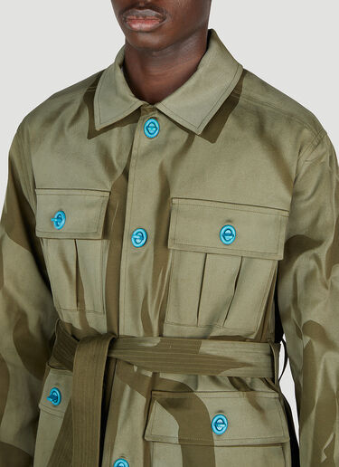 Botter 레이저 프린트 재킷 Khaki bot0152001