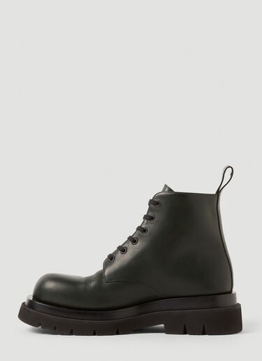 Bottega Veneta Lug 系带踝靴 深绿色 bov0151051