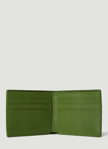 Bottega Veneta Intreccio Bifold Wallet Green bov0151112