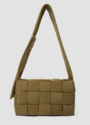Bottega Veneta 纸感 Cassette 斜挎包 棕色 bov0153021