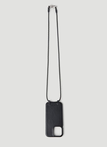 Bottega Veneta Iphone 14 Pro Max 皮革手机包 黑 bov0153054