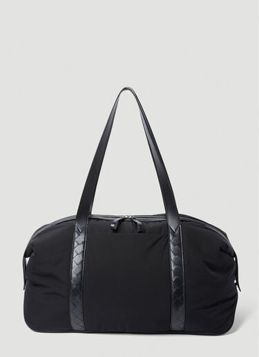 Leather Trims Duffle Bag Bottega Veneta Leather Trims Duffle Bag Black bov0155043