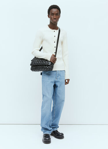 Bottega Veneta 凸门襟毛衣 白色 bov0156002