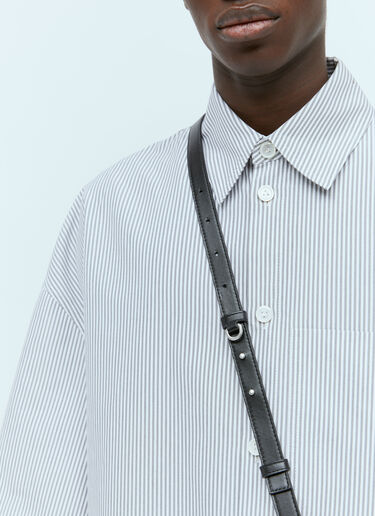 Bottega Veneta 미니 인트레치아토 바렐 크로스바디 백 블랙 bov0156015