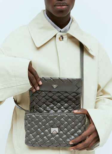 小号 Rumple 邮差包 Bottega Veneta 小号 Rumple 邮差包 灰色 bov0156017