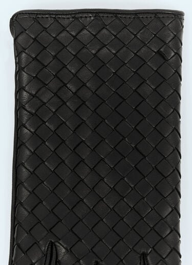 Bottega Veneta 인트레치아토 가죽 장갑  블랙 bov0158012