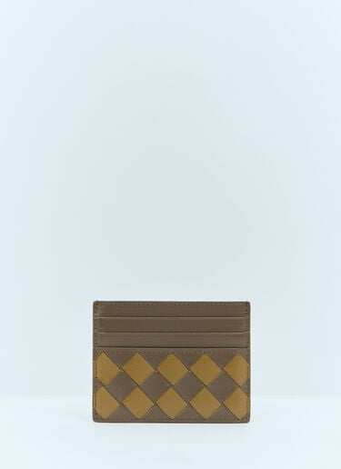 Bottega Veneta 인트레치아토 카드홀더 카키 bov0158022