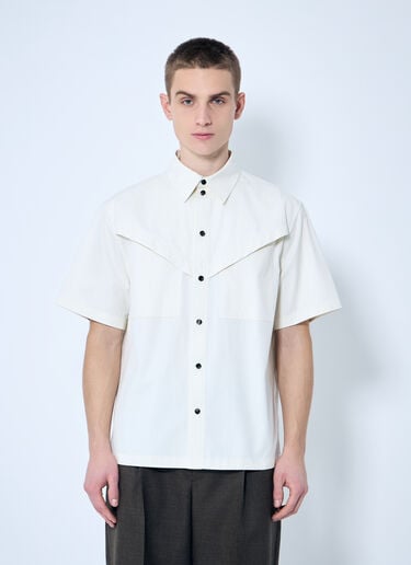 ライトコットンツイルシャツ Bottega Veneta ライトコットンツイルシャツ ホワイト bov0159008